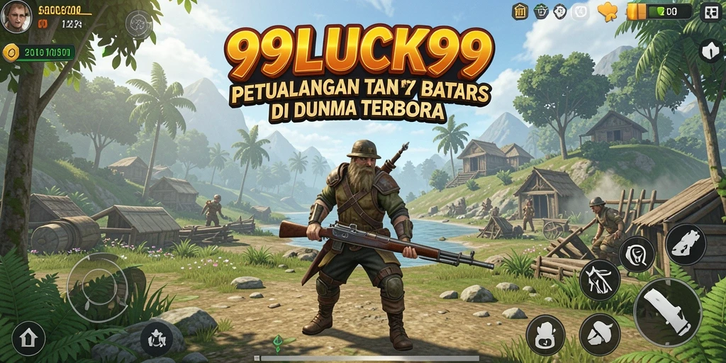 Gameplay 99LUCK99 yang menampilkan eksplorasi dunia terbuka yang luas.