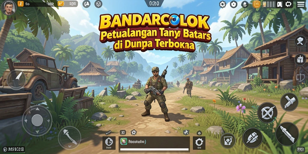 Menampilkan gameplay BANDARCOLOK di dunia terbuka yang menawan.