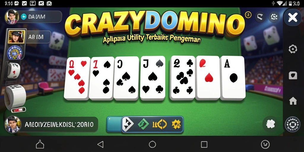 Tampilan screenshot utama CRAZYDOMINO menampilkan gameplay inovatif yang mengasyikkan.