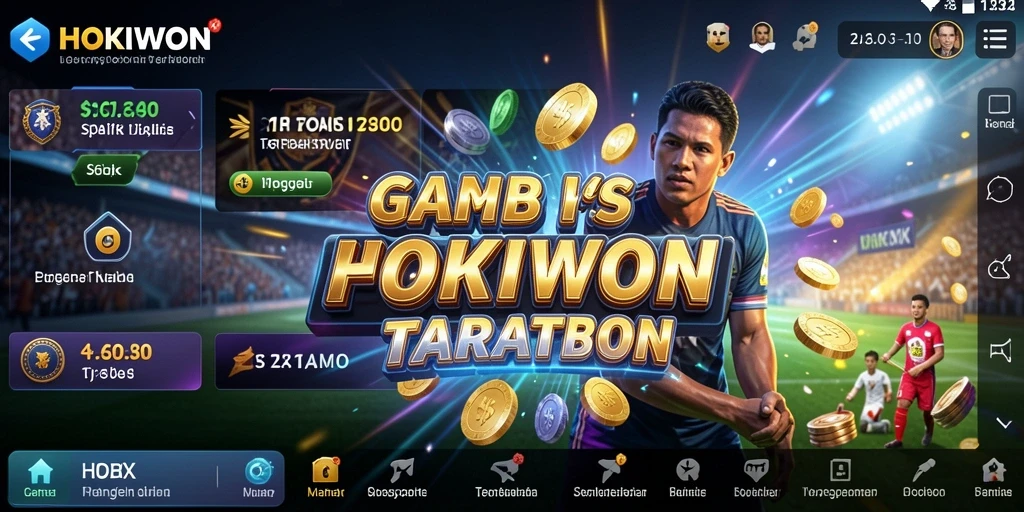Screenshot HOKIWON menampilkan antarmuka taruhan yang menarik dan mudah digunakan.