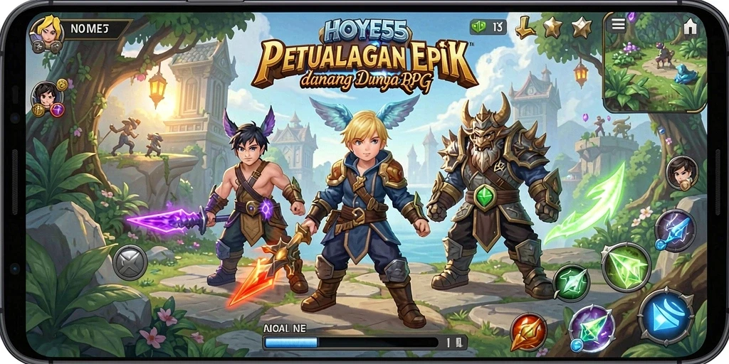 Gameplay seru dan mendebarkan dalam HOYE55.