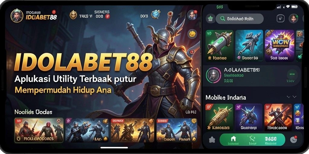 Tampilan antarmuka pengguna IDOLABET88 yang intuitif dan mudah digunakan.