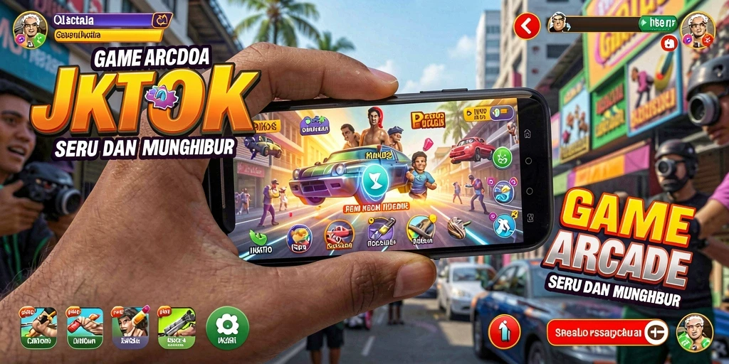 Tangkapan layar utama <strong>JKTOK</strong> menunjukkan aksi gameplay yang seru.