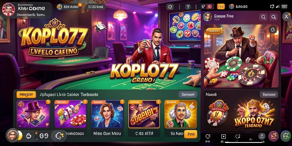 Tampilan gameplay KOPLO77 yang menarik dalam sesi Live Casino.