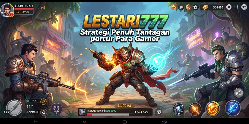 Screenshot menampilkan aksi seru dalam gameplay strategis LESTARI777.