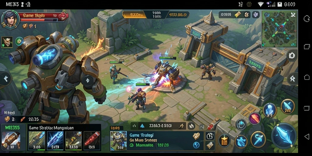 Tangkapan layar gameplay <strong>ME355</strong> yang menampilkan aksi strategi yang mendebarkan.