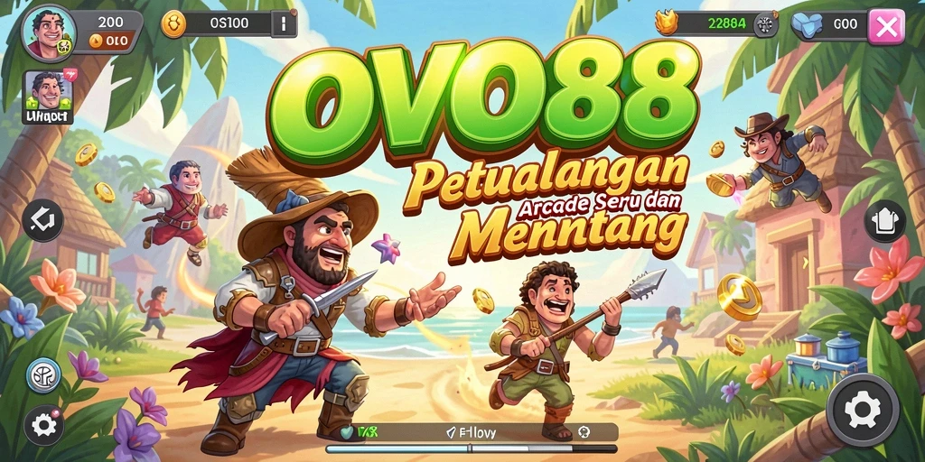 Tangkapan layar menunjukkan aksi seru dalam gameplay OVO88.