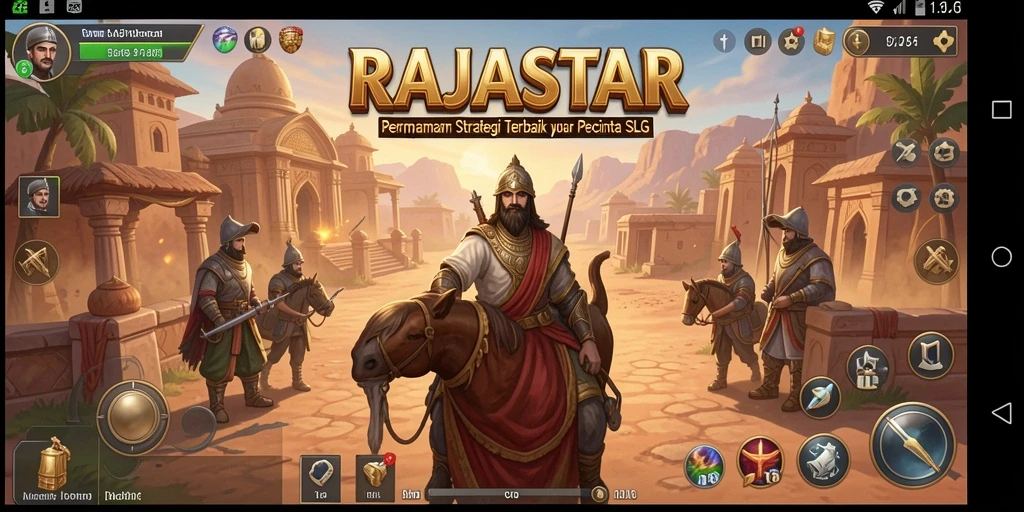 Tampilan gameplay <strong>RAJASTAR</strong> yang menakjubkan dan interaktif.