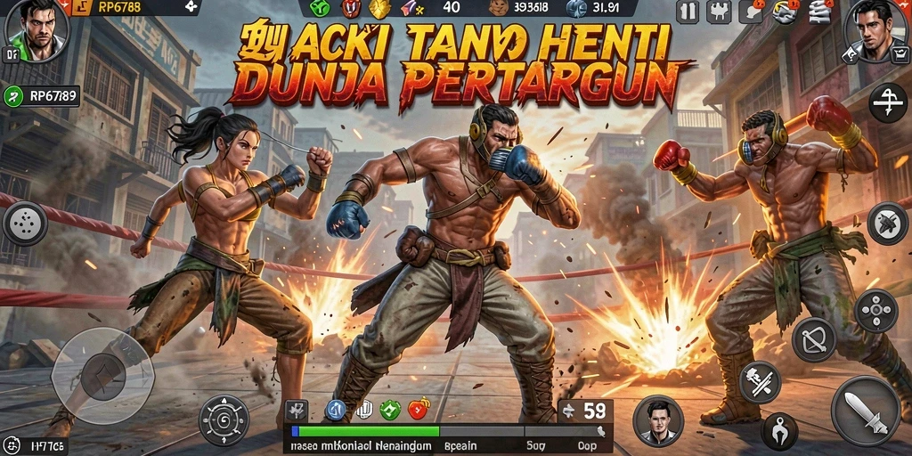 Gameplay intens yang menampilkan aksi seru RP6789.