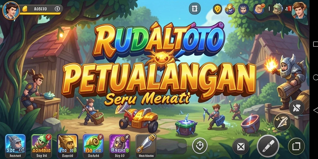 Tampilan gameplay RUDALTOTO yang penuh aksi dan tantangan.