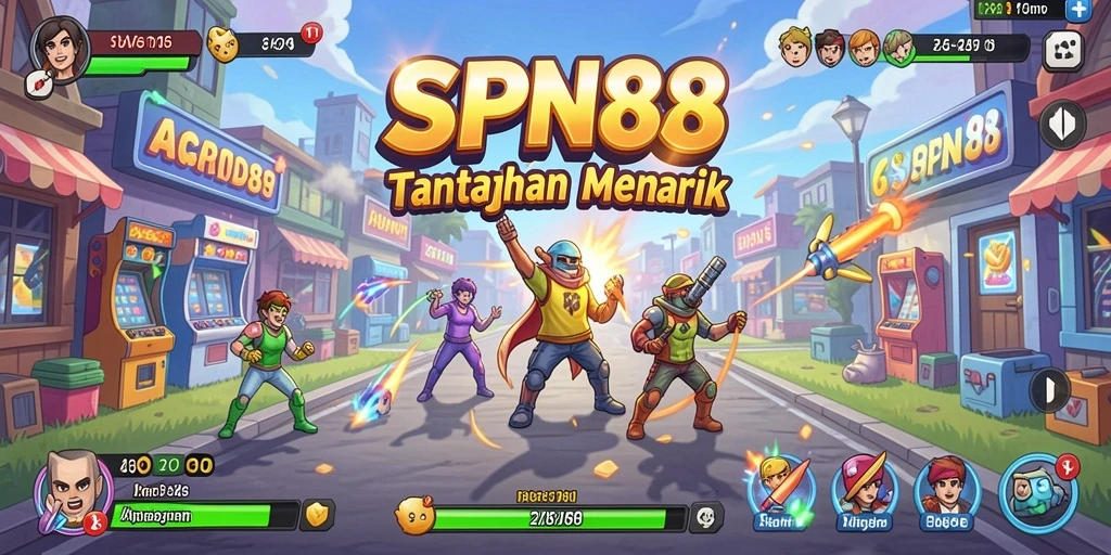 Tangkapan layar gameplay SPN88 yang menunjukkan aksi seru dalam permainan Arcade.