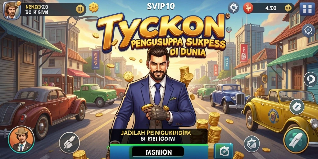 Tampilan gameplay <strong>SVIP10</strong> yang menarik dan strategis dalam dunia Tycoon.