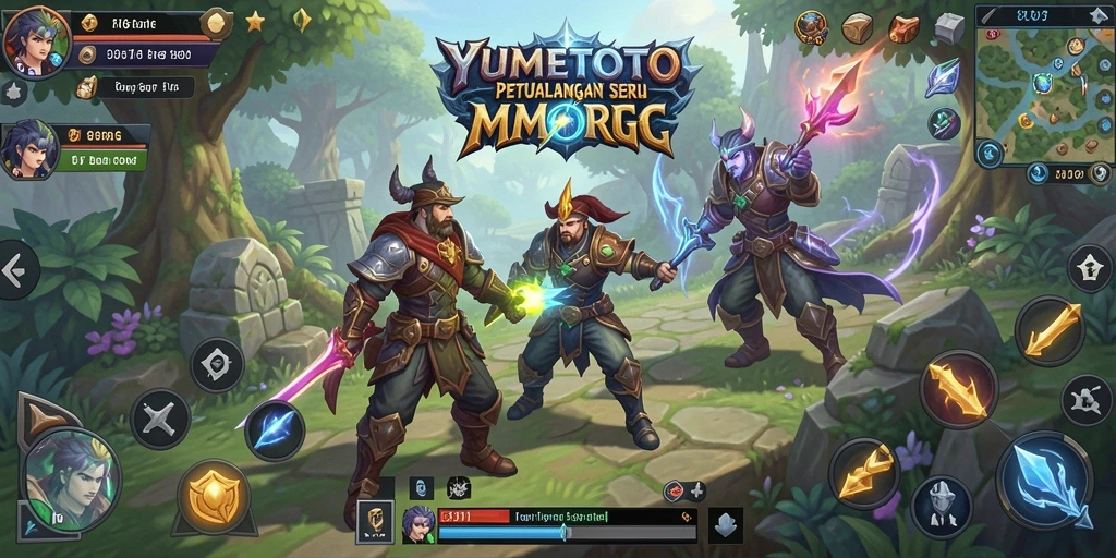 Gameplay seru YUMETOTO yang memikat di dunia MMORPG.