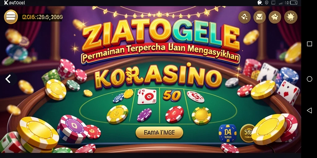 Tampilan gameplay ZIATOGEL yang seru dan mengasyikkan.